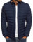 UHouse Winterjacke Herren Steppjacke ohne Kapuze Leichte Daunenjacke Wandern Übergangsjacke Herbst Winter Jacke Bequeme Softshelljacke Outdoor Puffer Jacken Baumwolle Bomberjacke Marineblau XL