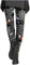 Leggings Große Größen Damen Blumenmuster Stretch Leggings Halloween Damen Lustige Skelett Spinnennetz Ugly Hosen Strumpfhose Horror Fitness Laufen