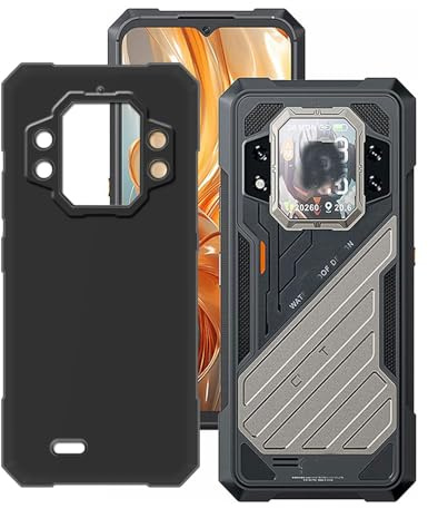 YQINHHME Schwarz Stoßfest Hülle für Cubot King Kong X Pro (6.72 Zoll), Ultradünne Anti-Kratzen Handyhülle Cover Weiches Silikon Schutzhülle Tasche für Cubot King Kong X Pro - Schwarz