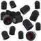 Pack de 15 Tapones para Rueda de Coche + 2 de Regalo | Tapón Universal para Válvula de Neumático, Moto, Bicicleta o Patinete | Anillo Sellador Antifugas para Protección Total