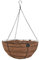 BESCH Macetero Colgante Fibra de Coco para Soporte de Macetas de Estilo Cadena para Colgar en habitación, salón o balcón 40 Ø x 20 cm