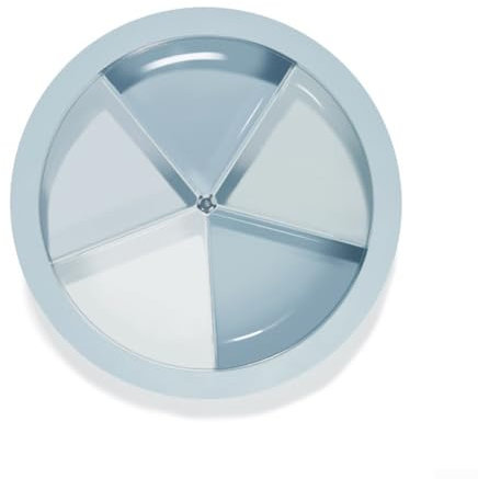 Assiette multi-compartiments, idéale pour garder les collations fraîches et organisées (bleu)