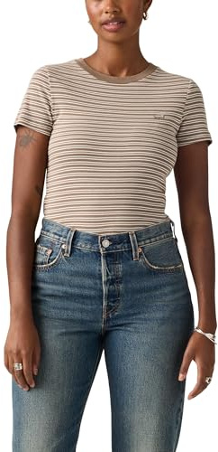 Essential Hm Ss Tee Mila Stripe Pine Bar