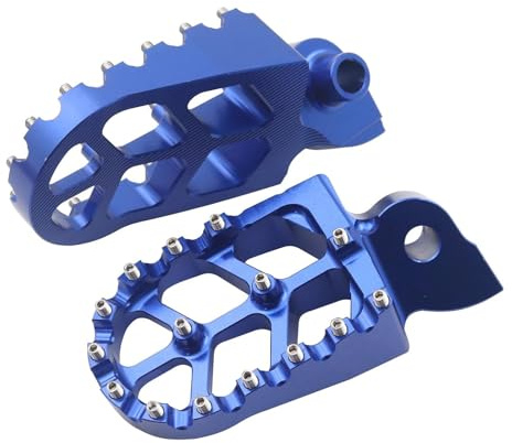 XUXRHMEAN pour Y&AMAHA YZ 65 85 125 250 125X 250X 250FX 450FX WR 250F 450F YZF WRF 250 450 Repose-Pieds Moto Cale Pied Moto(Bleu)