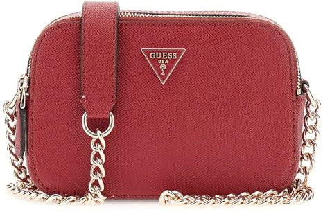 GUESS Umhängetasche Noelle II Crossbody Camera Bag Garnet dunkelrot