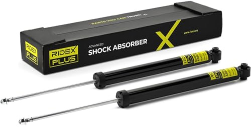 RIDEX PLUS 854S1734P 2x Stoßdämpfer Stossdämpfer Gasdruck Hinten Kompatibel mit VW Golf 4 Schrägheck 1J1 1J0513025AA 6Q0513025AH 1J0513025BM