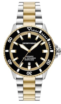 Emporio Armani Men's 42MM Two Tone Stainless Steel Watch, AR60089