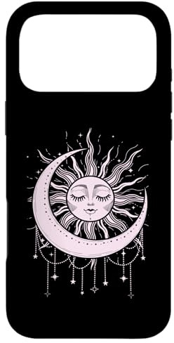 Hülle für iPhone 17 Pro Max Stern Sonne Mond Nacht Himmel Sterne Esoterik Astrologie
