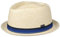 LIPODO Sombrero de Paja Diamond Crown Mujer/Hombre - Made in Italy Fedora Verano Playa con Banda Grosgrain Primavera/Verano - XL (60-61 cm) Natural