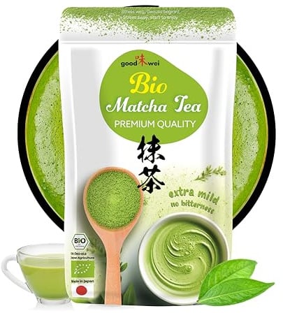Matcha Pulver Tee Bio - Original Japanischer Matcha in Premium Qualität (100g)