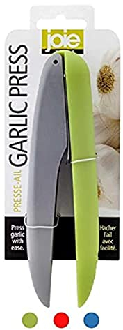 Joie Garlic Press in Grey/Green, Stainless Steel, 20 x 15 x 9 cm