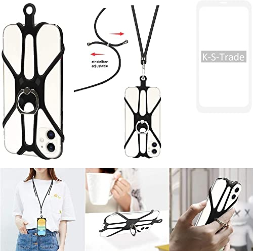 K-S-Trade Collana Per Huawei Mate 20 Pro 3in1 Catena Di Telefonia Mobile Banda Collana Compatibile Con Smartphone Compatibile Con Huawei Mate 20 Pro Squillo Del Cellulare Girocollo Tracolla Cordoncino