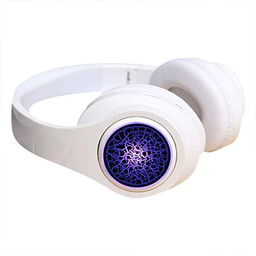 LG Snow Wireless Headset, Foldable Headphone OverEar,Wireless Bluetooth Headset 5.0，Noise Cancelling Soft Memory-Protein Earmuffs Surround Sound Gaming Headset For PC/Cell Phones/TV Headset