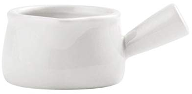 Gravy Boat 2.7Oz Ceramic Sauce Boat Double Insulated Gravy Boat, Storage for Gravy Or Cream Used at Home & Kitchen (White Or Pink) Gravy Sauce Boat