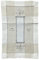 Tischläufer Tischdecke Mitteldecke Tischband gestickt Lavendel Weiss Beige (30 x 45 cm)
