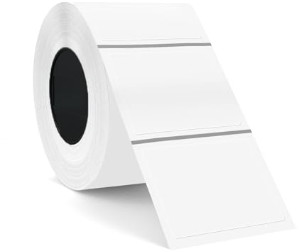 SUPVAN KATASYMBOL T50M Pro/Plus Etikettenband Papier, Wasserfeste Etikettenfür Heim, Schule, Büro, 40 mm x 30 mm, 230 Etiketten/Rolle, Schwarz auf Transparent