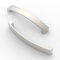 FURNIWARE 10 Pack Cabinet Handles, Hardware Drawer Pulls, Aluminum Kitchen Cabinet Door Handles Pull, Brushed Nickel-128mm(5 Inch) Hole Center