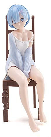 Anime Figur Rem und Ram Figur Rem Actionfiguren Ram und Rem Kreative Statue Modell Sammlung Dekoration