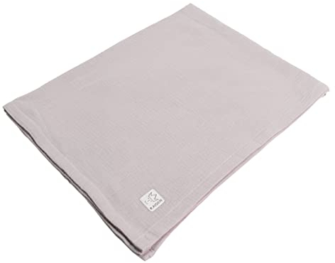 Kaiser 6531023 Playa Summer Blanket Musselin/Frottee atmungsaktive Babydecke Ganzjährig Neugeborene Kinderwagendecke Babyschalendecke Fb. Light Grey