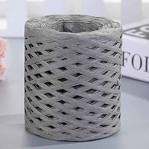 ZOTEXA 200m Tejido a Mano Lafite Rafia Hilo de Papel de Paja Embalaje para Hornear cinturón Cuerda Ganchillo Sombrero de Verano Bolsas