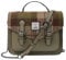 Islander® The Calton Satchel Damen-Umhängetasche mit Harris-Tweed, Größe S und M, Kastanien-Schottenkaro, Medium