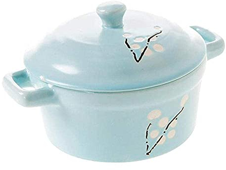 Cocotte, cocotte avec couvercle, cocotte en céramique, cocotte en argile, cocotte en argile, cocotte en céramique – Faitout en céramique domestique avec couvercle, faitout à l'eau for œufs cuits à la