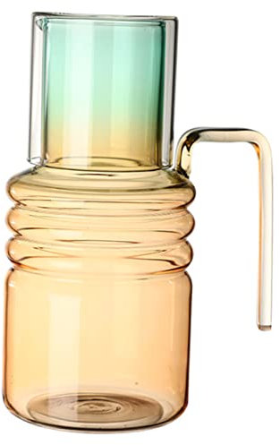 BESTonZON 1set Caraffe Trasparente Bicchiere Per Latte e Al Freddo Per Casa Ufficio e Ristoranti