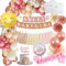 Baby Shower Niña,Boho Globos Baby Shower Decoracion,Bautizo para Gender Reveal Party Decoration,Baby Shower Globos Mummy to Be Faja Pancartas Decoración Bautizo Niña Baby Shower Adornos Tartas