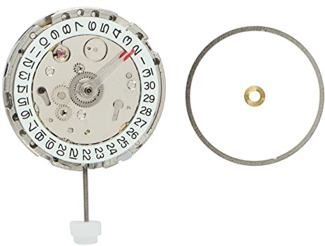 Oikabio Automatisches GMT-Uhrwerk, 4 , 24 Stunden, Datumsscheibe, für 2813 3804 Uhrwerk, Reparaturwerkzeug, Teile B