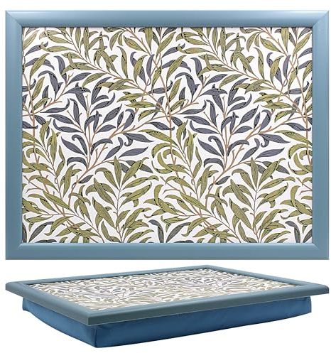 Lesser & Pavey Willow Bough Cushioned Lap Tray | Lovely Lap Trays With Padded Cushion, Perfect For Eating On The Sofa | Lap Trays For Eating Homes - William Morris