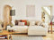 Lisa Design Pivoine – Ecksofa beidseitig montierbar– 4-Sitzer– Schlaffunktion mit Bettkasten – aus Cord Beige