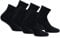 Slazenger 6 Paar Quarter Tech Socken - Frottee Einlegesohle - Damen - Schwarz - 39-42