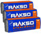 RAKSO Stahlwolle mittel 0-600 g, 3 Banderolen à 200g, glättet Holz, entfernt Schmutz auf Kacheln/Steinböden, poliert Kupferrohre/Fittings
