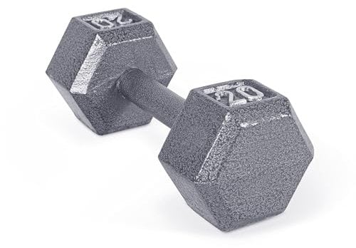CAP Barbell Cast Iron HexDumbbell, Single, 20 lb