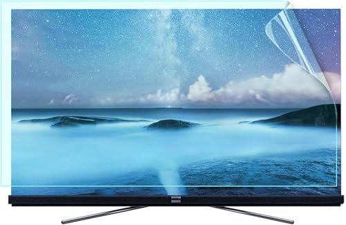 XDRGOOIUY 55 Inch Anti Glare TV Screen Protector, Anti Blue Light Eye Protection Screen Filter, Ultra-Clear Screen Protector Film for 50-75 Inch Monitor