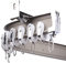 Robuste Vorhangschiene aus Aluminium für Balkon, Outdoor, Terrasse, Pavillon, Wand-/Deckenmontage, Wandhalterungsgröße: 3 m