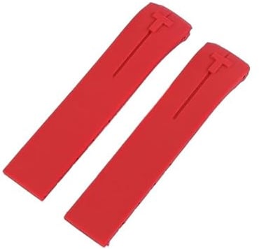 QNGMKBKTDZ Bracelet de montre en silicone 20 mm 21 mm adapté for Tissot for T-Touch T013 T81 T091 T33 T047 Bracelet en caoutchouc à extrémité incurvée Orange noir bleu rouge