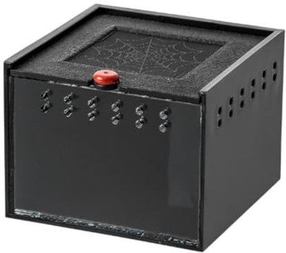 Ronyme Animal Enclosure with Ventilation for Snakes And Mice, Black