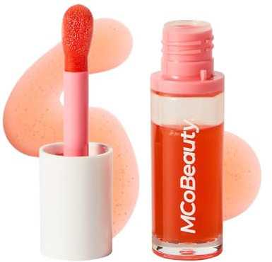 MCoBeauty Glow Up pH Cheek & Lip Oil - Orange Blossom | 2-in-1 pH Oil for Cheeks & Lips, Dewy Glow, Tinted Lip Balm Blush, Vegan & Cruelty Free