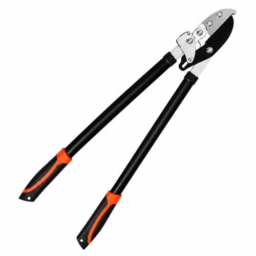 GOOGO Coupe branches pour jardinage – haute résistance, lames en acier au carbone SK5 avec revêtement anti-adhérent en Téflon, Poignée antidérapante, pour l’élagage de branches épaisses