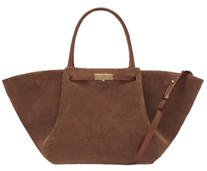 MYZCYBFC Wildlederhandtasche für Damen, geräumige Retro-Tragetasche, elegante Umhängetasche für Pendler, geeignet für Arbeit und Reisen.
