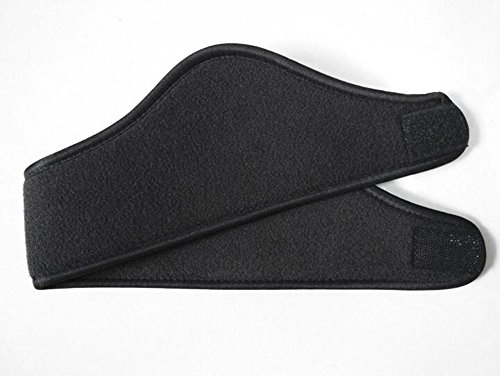 Vlies Winter Ohr Wärmer Stirnband Sport Laufen Ski Radfahren Snowboardfahren Thermal Ohr Muff Haarband Stirnband Kopfbedeckung Mit Klettverschluss schwarz