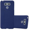 Cadorabo Hülle kompatibel mit LG G6 Schutzhülle TPU Silikon Case Frost Design Slim Kratzfest Weiche Gummi mit Rundumschutz Case Hülle für LG G6 in Blau
