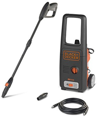 Black+Decker BXPW1400E High Pressure Washer, Black/Orange, Base
