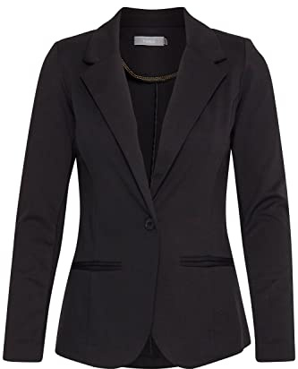fransa FRZablazer Damen Blazer Kurzblazer Jacke mit Stretch Lange Ärmel mit Taschen