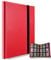 MUROAD 360 Pockets Trading Card Binder Album, Side Loading PP Pockets, Standard Size Cards Protector, compatible with Yugioh Pokemon Card Holder (Red)