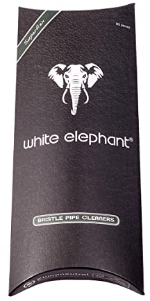 White Elephant Superflex Bristle Pipe Cleaners, 80 Pfeifenreiniger pro Packung, 10 Packungen (800 Pfeifenreiniger)