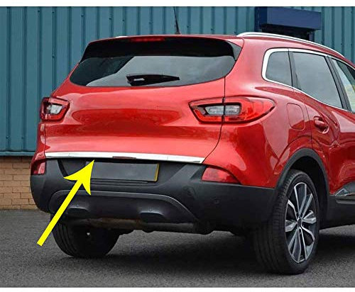 Garniture De Coffre Arrière Pour Renault Kadjar 2016+, Voiture Décoration Coffre Baguette Chromée En Inox Inoxydable Poignée De Porte Arrière Du Coffre Bandes De Styling