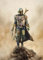 Displate Star Wars Metal Poster Star Wars Poster Star Wars Geschenk Star Wars Deco Star Wars - Mandalorian Season 2 - Blaster Poster - Größe 32x45cm