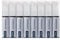 Europel Chalk Markers - 15mm Tip Liquid Chalk Ink Pens for Non Porous Surfaces - Pack of 8 White Markers, Wet Wipe & Dry Erase Marker Pens for Chalkboards, Blackboards, Signs, Windows
